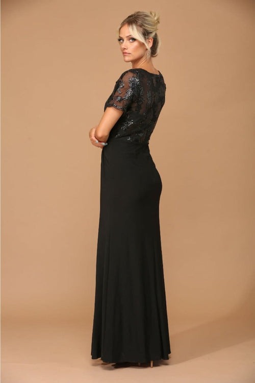 Short Sleeve Mother of the Bride Gown by Eva USA β New Collection