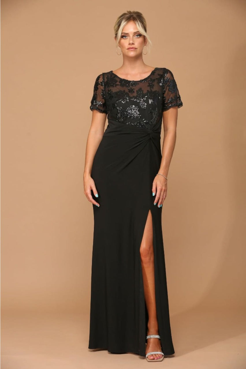 Short Sleeve Mother of the Bride Gown by Eva USA β New Collection