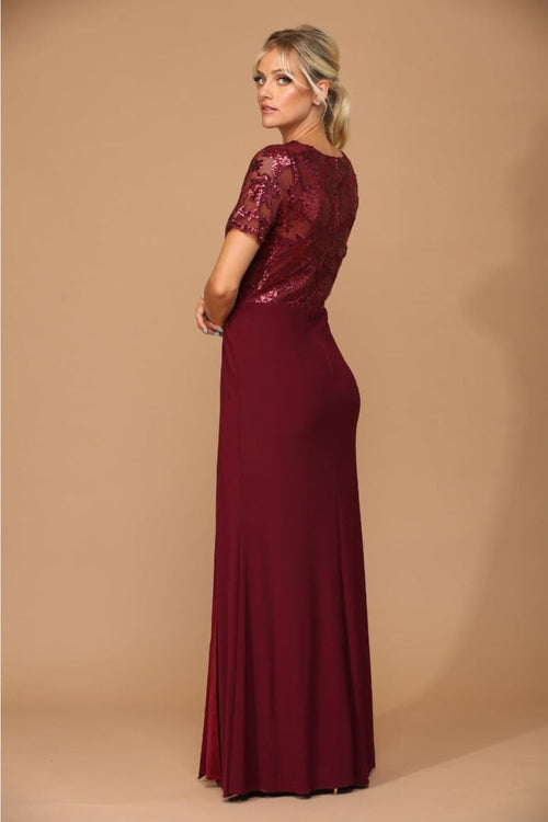 Short Sleeve Mother of the Bride Gown by Eva USA β New Collection