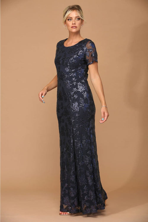 Short Sleeve Mother of the Bride Gown by Eva USA β New Collection