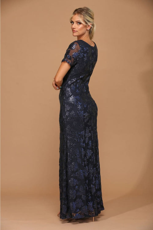Short Sleeve Mother of the Bride Gown by Eva USA β New Collection