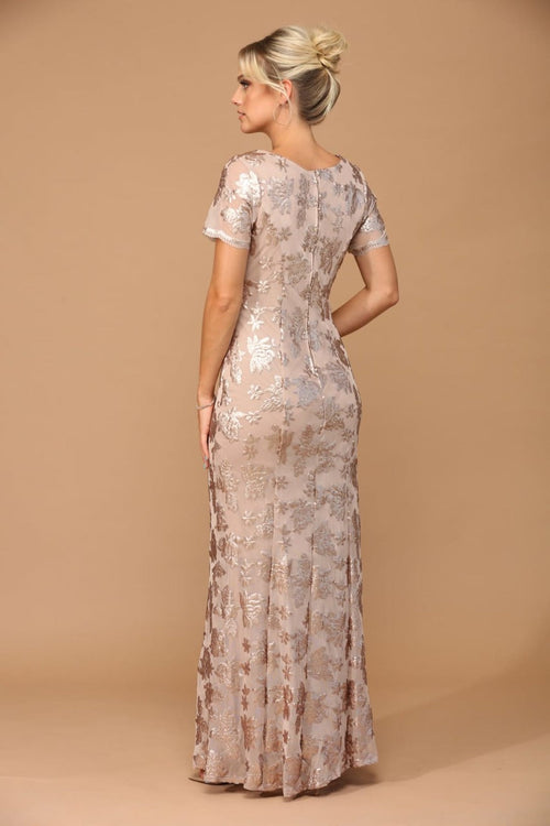 Short Sleeve Mother of the Bride Gown by Eva USA β New Collection