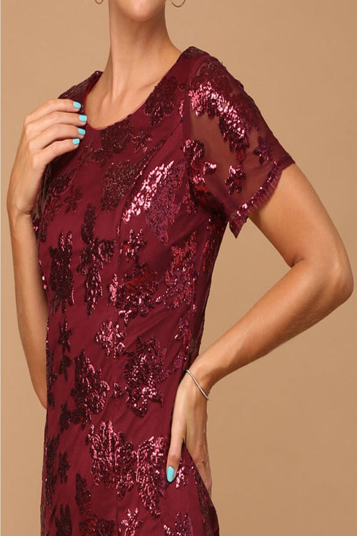 Short Sleeve Mother of the Bride Gown by Eva USA β New Collection
