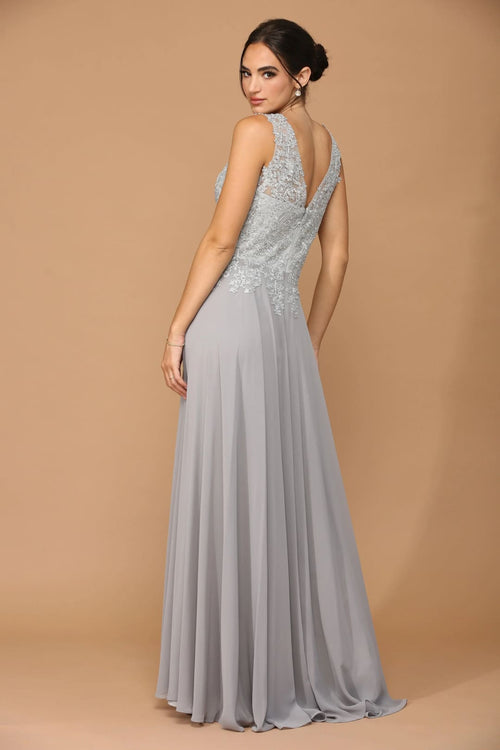 Eva USA 5233 Long Mother of the Bride Chiffon Formal Dress