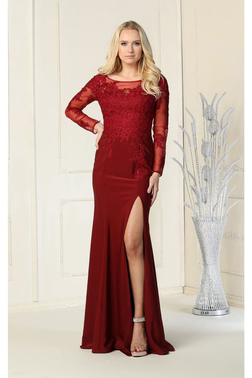 Evening Gown Long Sleeve