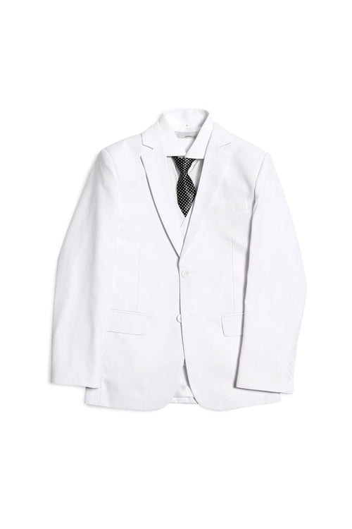 Jax Kids White Suit 5-Piece Set by Ferrecci