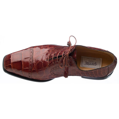 J Toe Cowboy Boots - J Toe Western Boots - Ferrini Alligator Shoes - Ferrini Crocodile shoe Dress Shoes - Ferrini Dress Shoe On Sale Ferrini USA