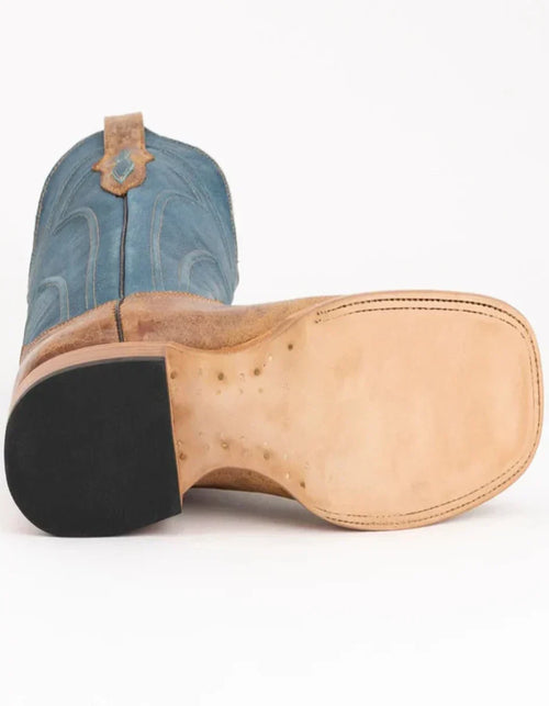 Ferrini Men's Maddox Leather Boots Handcrafted - Antique Saddle Ferrini USA