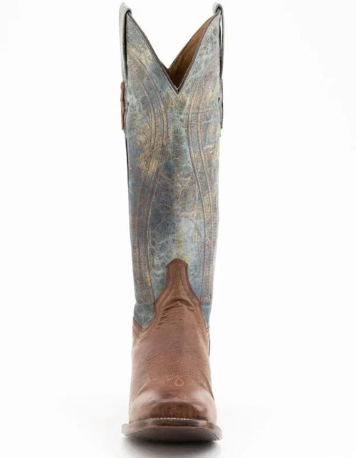 Ferrini Men's Morgan Smooth Ostrich Square Toe Boots Handcrafted - Kango Brown 1029307 Ferrini USA