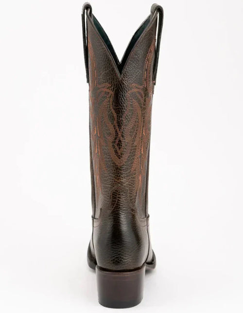 Ferrini Men's Remington Leather Round Toe Boots Handcrafted Chocolate Ferrini USA