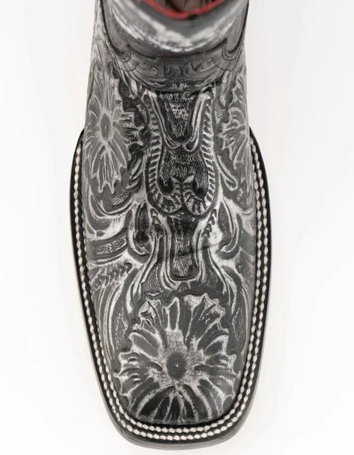 Ferrini Women's Cleopatra Square Toe Boots Handcrafted - Silver Ferrini USA