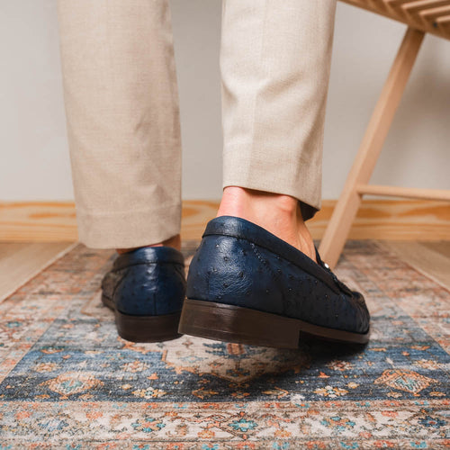 Marco Di Milano Ferrioni Navy Leather Shoe