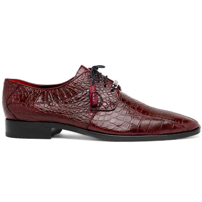 Marco Di Milano Fitipaldi Wine Leather Dress Shoe