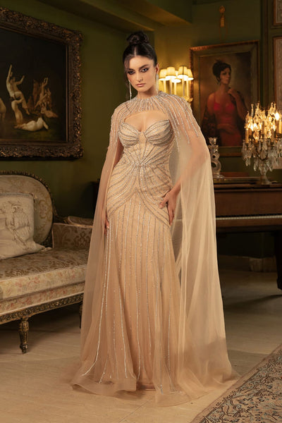 Formal Dress Sleeveless Mid Open Back Prom Gown By Royal Queen RQ8164