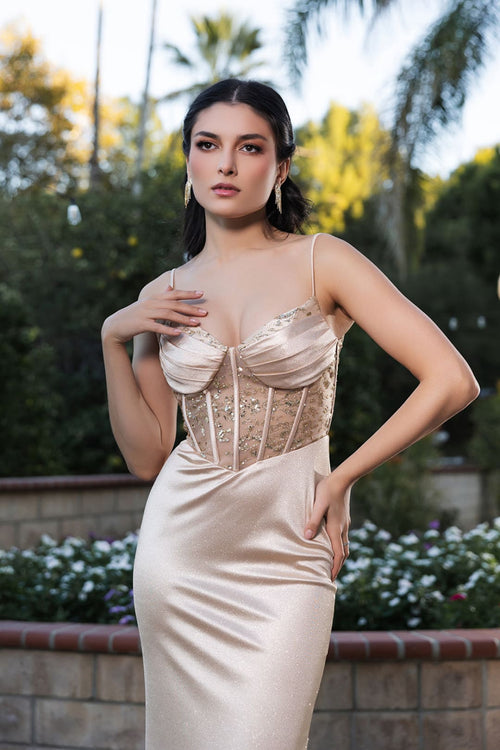Formal Dress Fitted Sweetheart Sheath Evening Gown By May Queen MQ2133