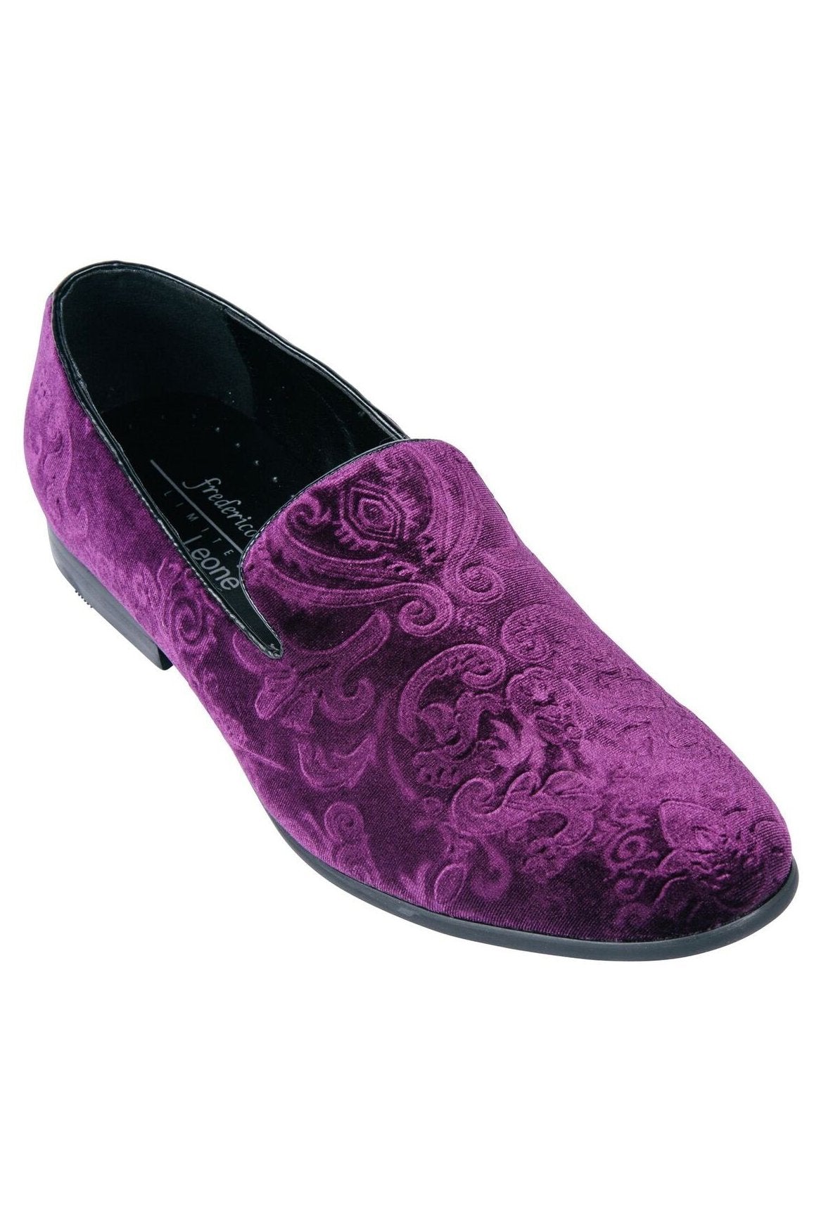 Marcel Purple Velvet Frederico Leone Tuxedo Shoes – SuitUSA