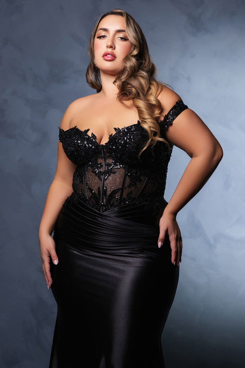 Gala Night Dress Off Shoulder Mermaid Prom Dress By May Queen MQ2141