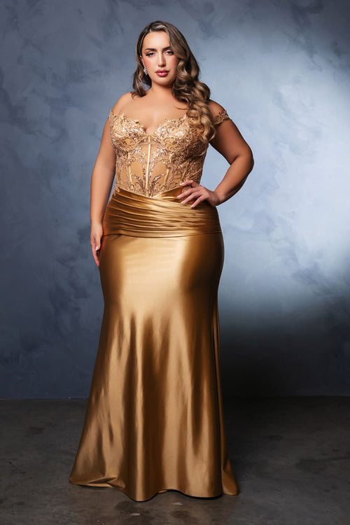 Gala Night Dress Off Shoulder Mermaid Prom Dress By May Queen MQ2141