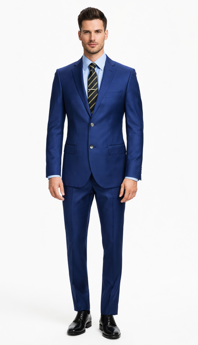 Galante Uomo Made in Italy Blue Suit by Usamensoutlet