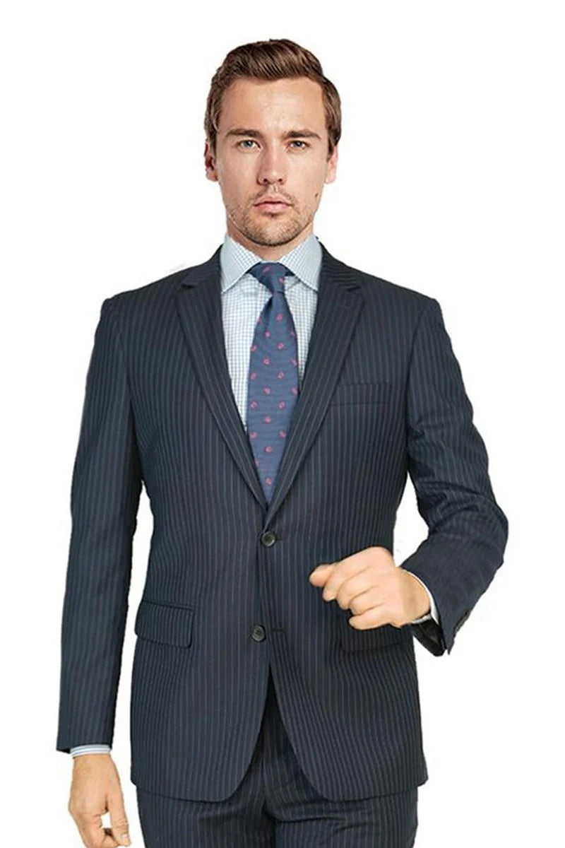 Black Stripe Suit (2-Piece Set) – SuitUSA
