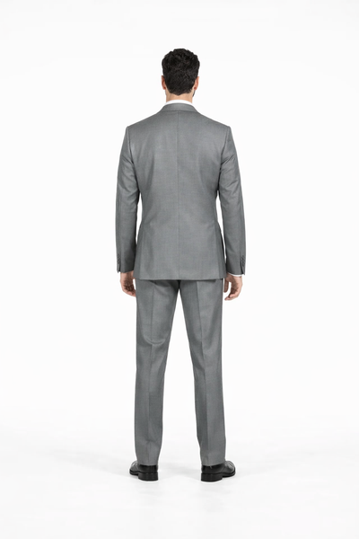 Gray Prom Suit - Grey Classic Notch Tuxedo