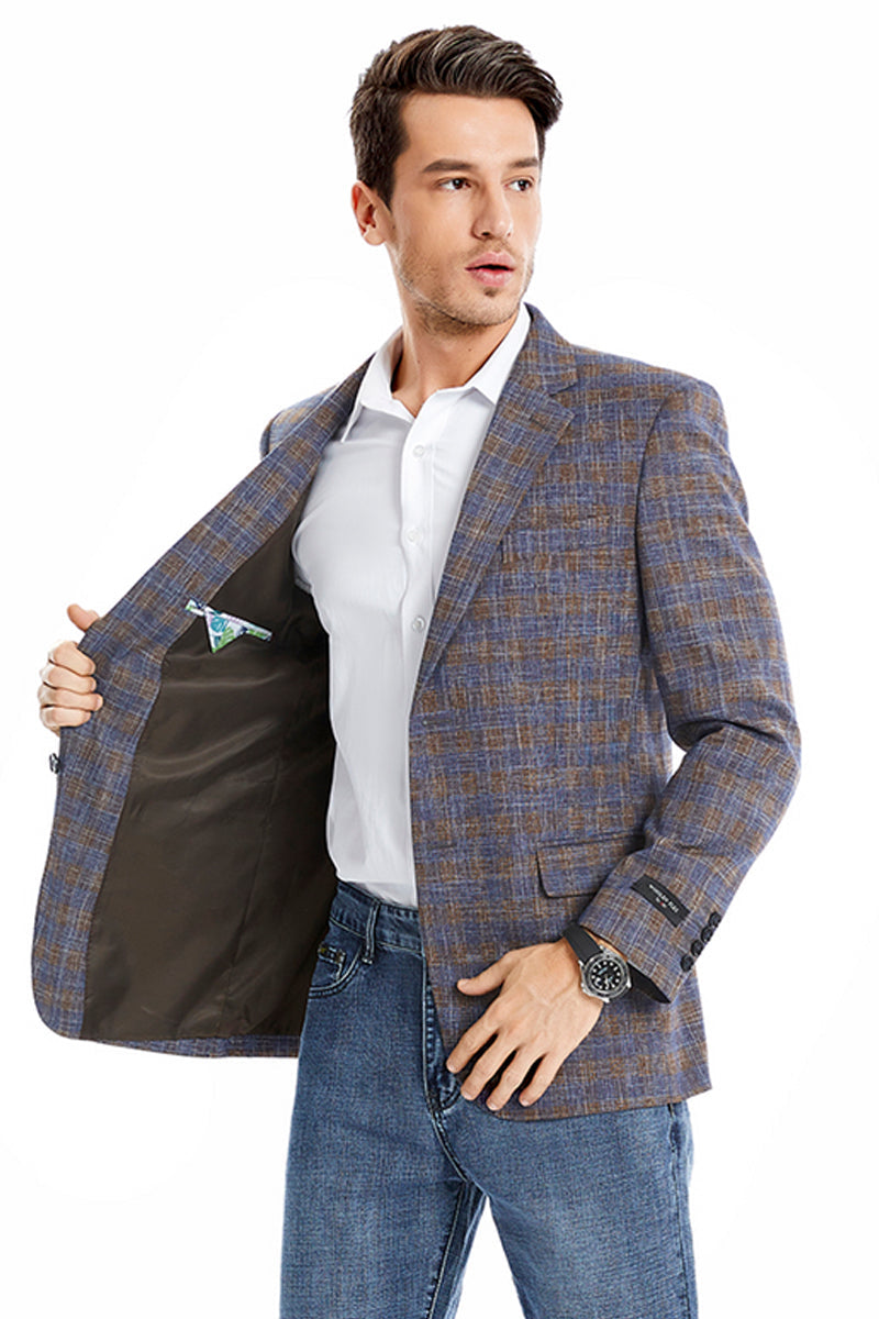 Men's Slim Fit Light Brown Sport Coat
