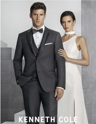 Designer Gray Prom Tuxedo - Grey Wedding Suit