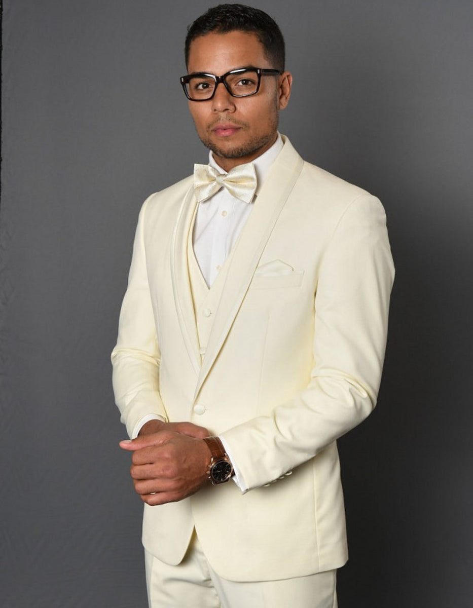 White Prom Suit - White Prom Tuxedo Suits - White Wedding Tuxedo Jacket by PROMTUXEDO main image 1