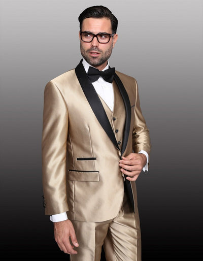 Gold Prom Tuxedo - Gold Wedding Suit