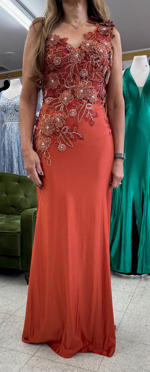 Plus Size Long Evening Gown Maxi Formal Dress for Women By Royal Queen RQ7943