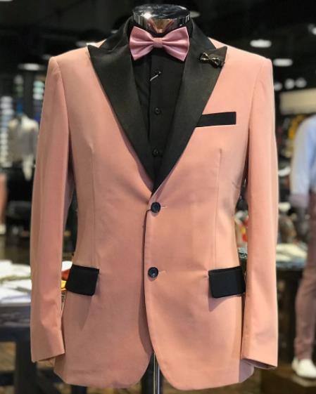 Velvet Tuxedo Dinner Jacket Men's blazer+ Pastel by mensusain
