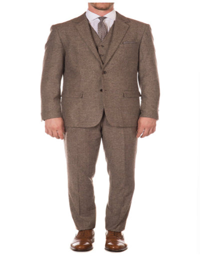 Brown Peak Blinder Custom Vested Suit by Menssuitsatlantain