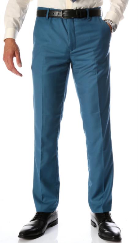 Teal Dress Pants mensusa