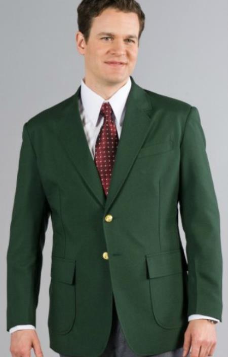 Mens Blazer Hunter Green mensusain
