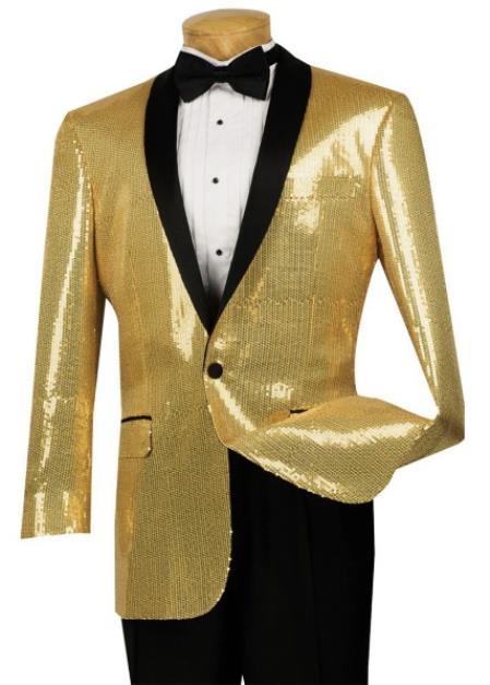 Mardi Gras Sport Coat - Mardi Gras Jacket Gold mensusa
