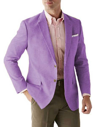 2 Button Lavender Sport Coat - Summer Jacket mensusain