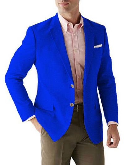 Mens Linen Blazer - Navy Linen Sport Coat - Summer Blazer mensusain