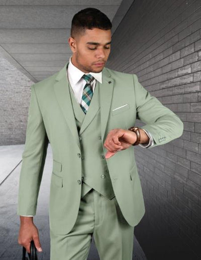 Sage Green Suits - Light Green Suit - Summer Color Suit