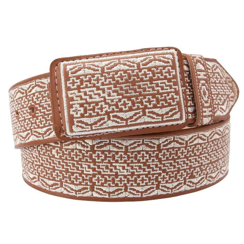 Cinto Vaquero Bordado Ancho 2”