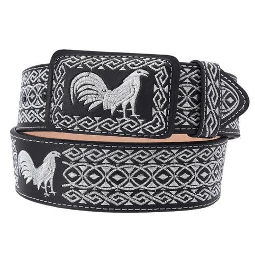 Cinto Vaquero Bordado Ancho 2”