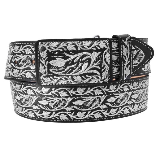 Cinto Vaquero Bordado Ancho 2”