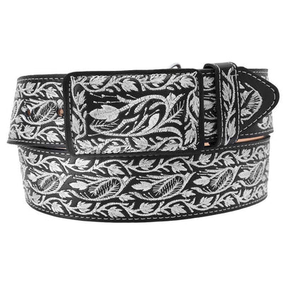 Cinto Vaquero Bordado Ancho 2”