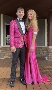 Hot Pink Floral Tuxedo - 3 Piece | Pink Tuxedos