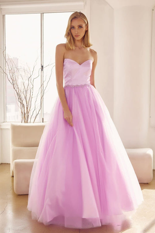 Juliet 265 Sweetheart Strapless Long Pageant Formal Gown