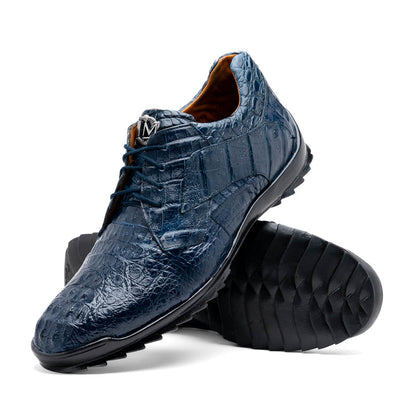 Marco Di Milano Kratos Navy Leather Luxury Shoe