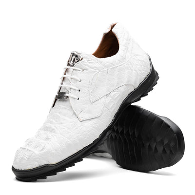 Marco Di Milano Kratos White Leather Loafers