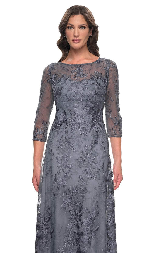 La Femme 30060 Bateau A-Line Formal Dress