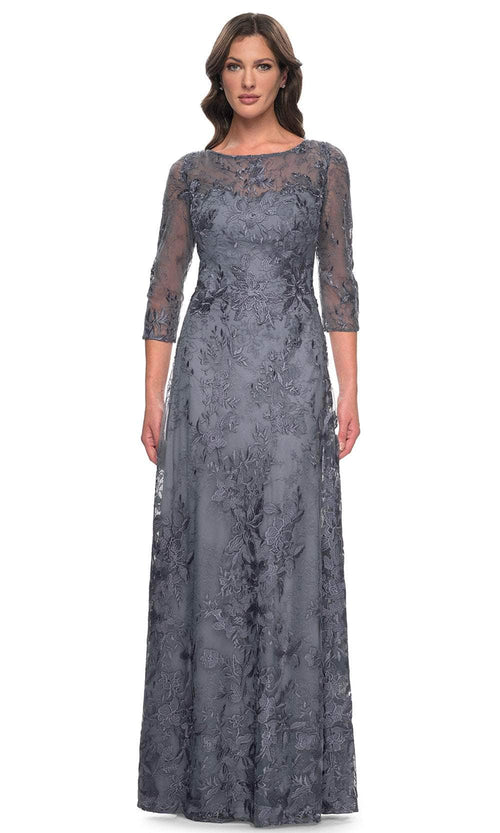 La Femme 30060 Bateau A-Line Formal Dress
