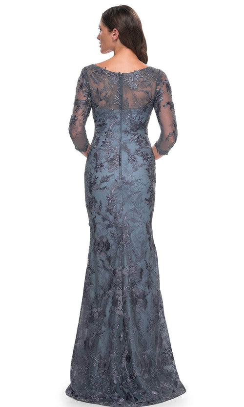 La Femme 30130 V-Neck Sheath Formal Dress