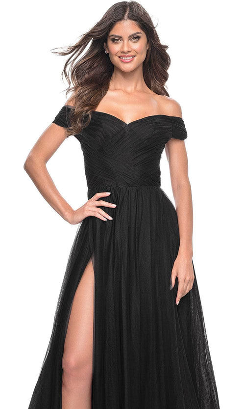 La Femme 30498 Ethereal Tulle Prom Dress by La Femme